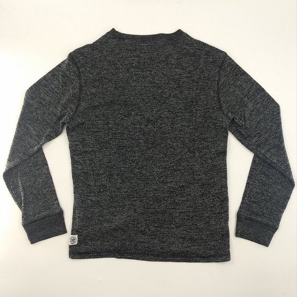 Express XS Long Sleeve Sweatshirt Grey & Black - Picture 4 of 7